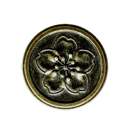 Cherry Blossom Buckle - Green Bronze YA026BK