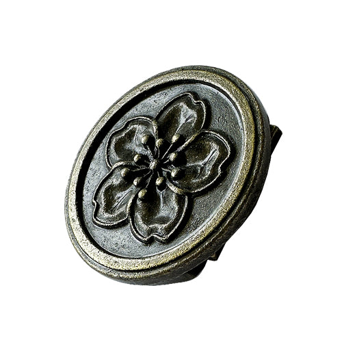 Cherry Blossom Buckle - Green Bronze YA026BK