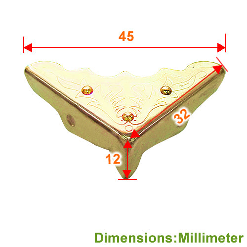 Double eagle corner sealing - bronze (gold) color YB002YG