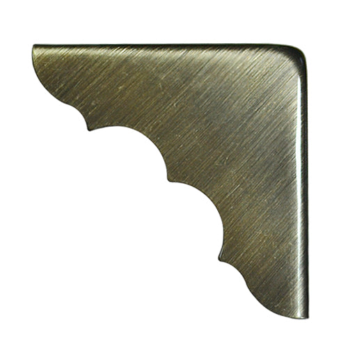 Large country corner seal - brush line green bronze YB005BK