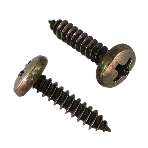 Thick round head 14mm wood screw-bronze <heat treatment> YC141BK