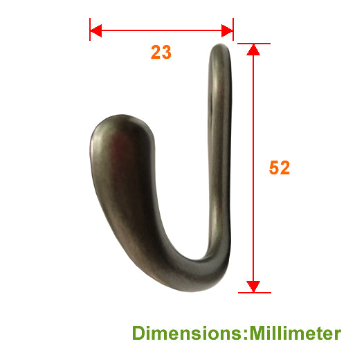 Double Open Ear Retro Hook - Dark Bronze (2pcs in a pack) YD352BK