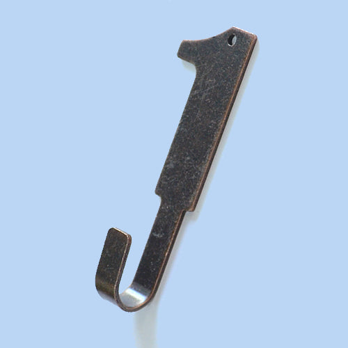 Japanese Country Style Number Hook【1】-Red Bronze YD601BR