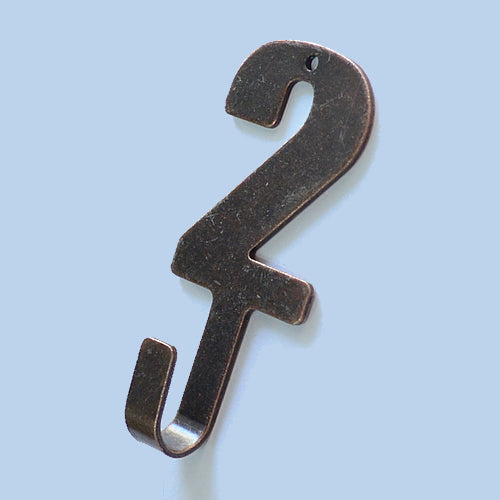 Japanese Country Style Number Hook【2】-Red Bronze YD602BR