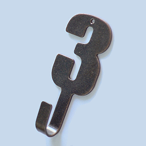 Japanese Country Style Number Hook【3】-Red Bronze YD603BR