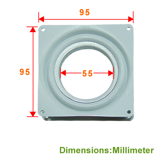 4" Rotating Plate-Indium Plated YE040IR