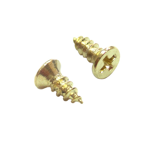 Flat head 6mm wood screw-bronze gold YF060YG