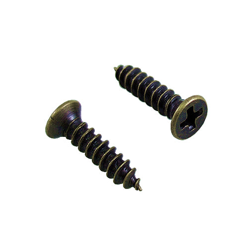 Flat head 8mm wood screw-bronze YF080BK