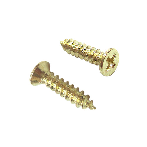 Flat head 8mm wood screw-bronze gold YF080YG