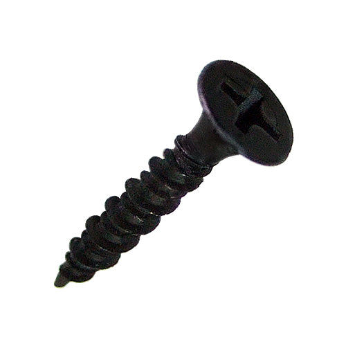 25mm high and low thread double helix woodworking screws - black <heat treatment> YG025BL