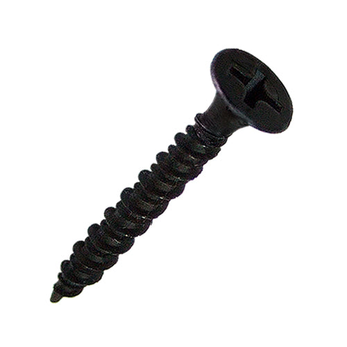 31mm high and low thread double helix woodworking screws - black <heat treatment> YG031BL