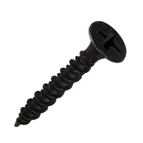 37mm high and low thread double helix woodworking screws - black <heat treatment> YG037BL