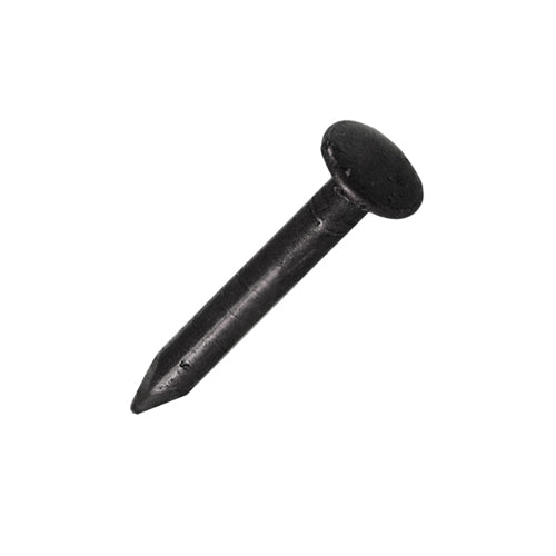 Iron nail half round head/ball head 10mm- black- YN100BL