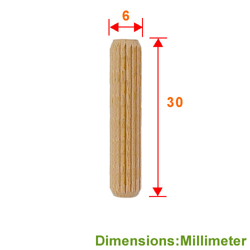 Grade A Dowel 6x30mm - Beech YW506WD