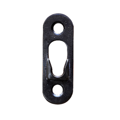 Photo frame hanging piece (small)/key hole piece - black YY1237BL