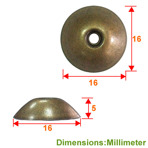 Foot pad - Bronze - 16*5 mm YY1605BK