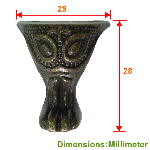 Tiger feet (wooden box tripod)-bronze YY280BK