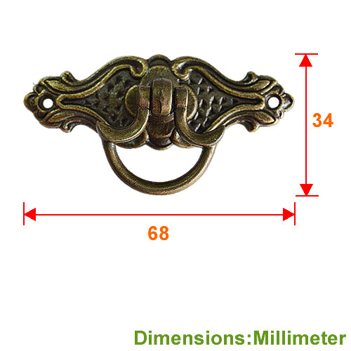 Smiling handle + lotus patch 282 - Bronze HD282BK