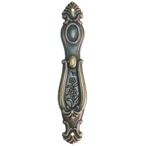 Retro flower patch handle-bronze-bronze HD903BK