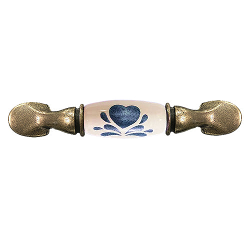 M-shaped heart-shaped bottom hole distance 76mm ceramic handle - bronze base HM215BKMI