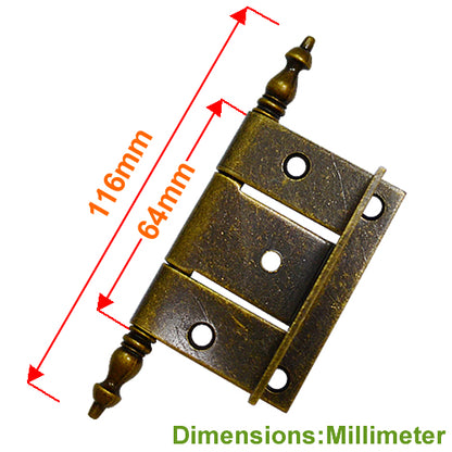 Corner Court Hinge - Bronze JA002BK