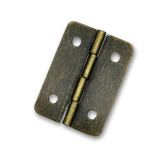 D-type hinge 26x36mm- coffee patina JD011CF