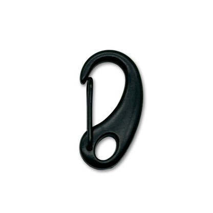 KD611BL baby buckle small zinc hook-baked matt black