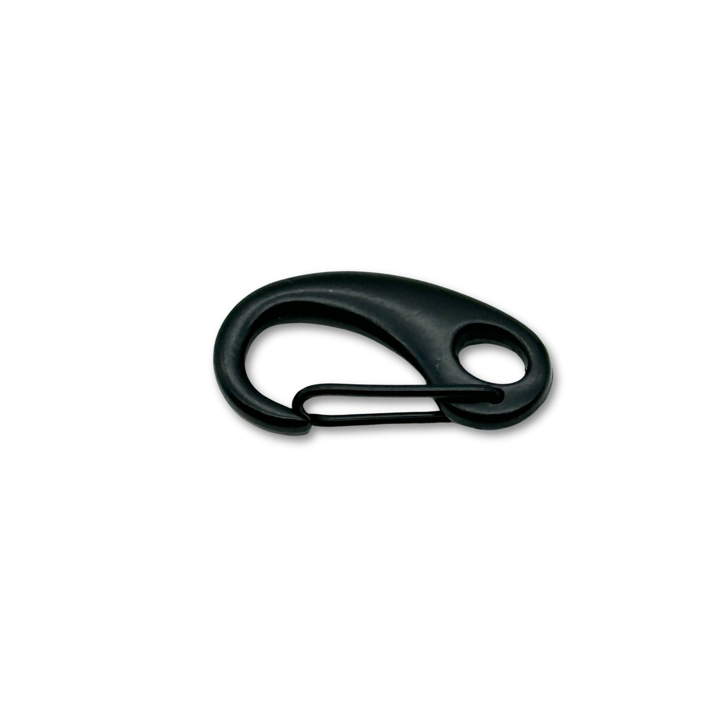 KD611BL baby buckle small zinc hook-baked matt black