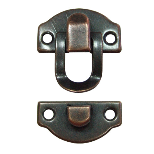 Small square box buckle - red bronze YA006BR