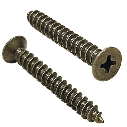 平頭 31mm  木螺絲- 咖啡古色 YF310CF