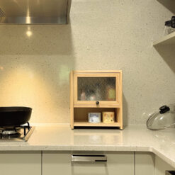 海棠花玻璃收納櫃