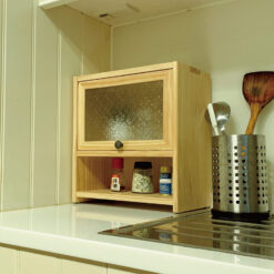 海棠花玻璃收納櫃