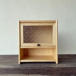 海棠花玻璃收納櫃