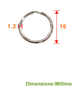 Alternative view of DB160 16mm 雙圈【三角鋼】2圈 三角鋼雙圈 - 鎳色 DB160NI