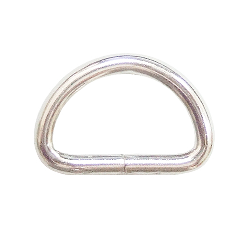 DD2011 D型圈 內徑 20 x 11 mm - 鎳色 DD2011NI 1 DD2011 D型圈 內徑 20 x 11 mm - 鎳色 DD2011NI