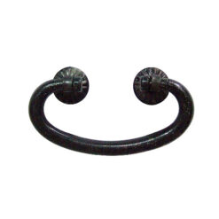 紙盒把手 - 禪式雙孔 - 染黑 - 44*24 mm - 孔距 23mm  HC440BL