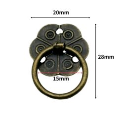 Alternative view of 合圓復古拉手- 青古銅色- Ø 20mm HD202BK
