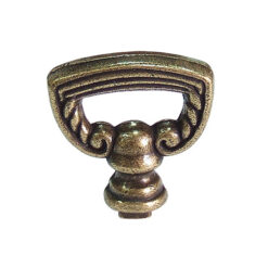 抽屜把手 櫥櫃把手 雙掬單顆 拉手 - 咖啡古色 HD633CF