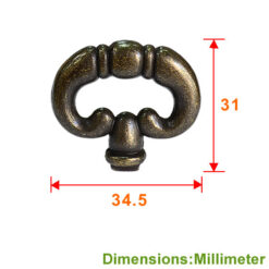 Alternative view of 晨曦 拉手 - 青古銅色 HD635BK