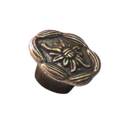 向日葵 大 單顆把手 孔距 19mm - 青古銅色 HD648BK