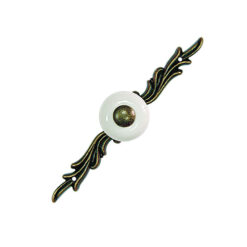 Alternative view of 陶瓷25mm 英式陶瓷 + 小葵 長飾片把手- 青古銅色 HD927BK