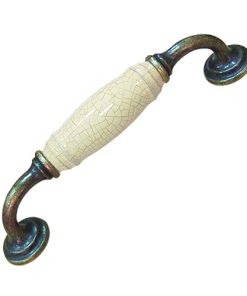 Alternative view of G型 海達米底咖啡裂 孔距 128mm 陶瓷把手- 青古銅色座  HG353BKHD