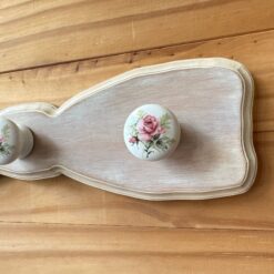 陶瓷把手 櫥櫃把手 抽屜把手 家具把手 鄉村風玫瑰 219 白色 Ø 37mm 陶瓷把手 HP219WH 7 IMG 3386 scaled