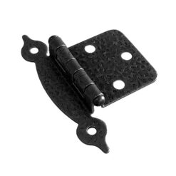 Alternative view of 櫥櫃活頁 單邊型 鄉村風鉸鍊 - 黑色 JA049BL