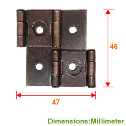 Alternative view of 屏風鉸鏈- 紅古銅色 JA146BR