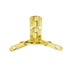 箱盒活頁 L型 5mm 隱藏鉸鍊 - 青銅(金)色- 銅製 JA305YG