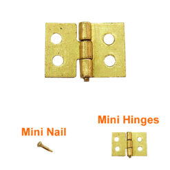 D型鉸鏈 7.5x5mm 袖珍鉸鏈- 青銅(金)色 JD006YG