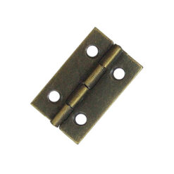 箱盒活頁 D型鉸鏈 16x27mm- 青古銅色  JD013BK