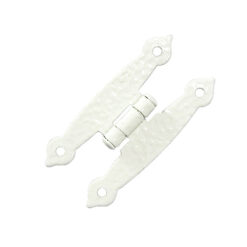 櫥櫃活頁 小鄉村 壓花鉸鍊- 維多利亞白色  JH002WH