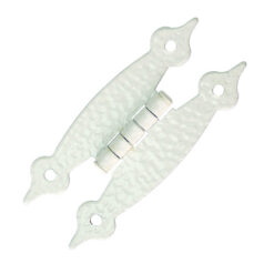 櫥櫃活頁 大鄉村 壓花鉸鍊- 維多利亞白色  JH003WH